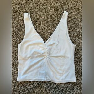 She + Sky Ivory Crop Top